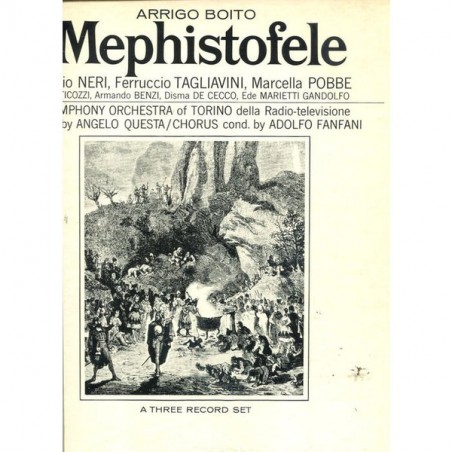 Boito Arrigo -Mephistofele- Giulio Neri, Ferruccio Tagliavini |Cetra ‎– S-409/3-3 LP Box