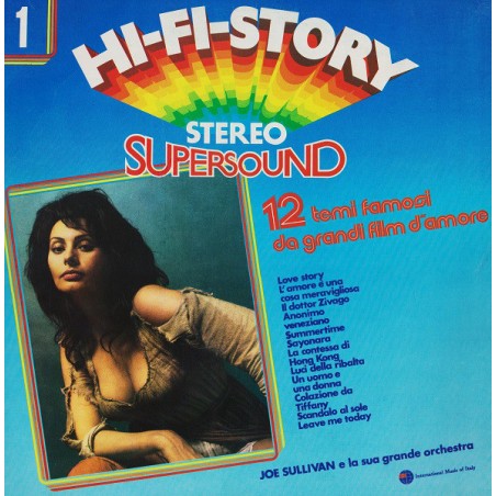 Sullivan Joe  E La Sua Grande Orchestra ‎– Temi Famosi Da Grandi Film D'Amore|1981    HFS-01