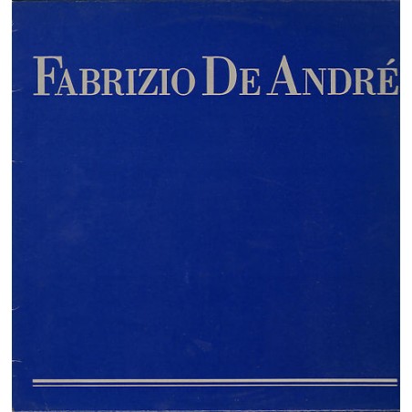 André Fabrizio De ‎– Fabrizio De André|1986   Ricordi ‎– 829 277-1