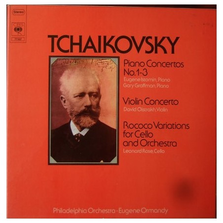 Tchaikovsky-Concertos- Eugene Ormandy|1973   CBS ‎– 77357-3 LP-Box