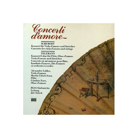 Schubert-Telemann - RIAS-Sinfonietta ‎– Concerti d'amore|1981   Schwann Musica Mundi ‎– VMS 2089 E