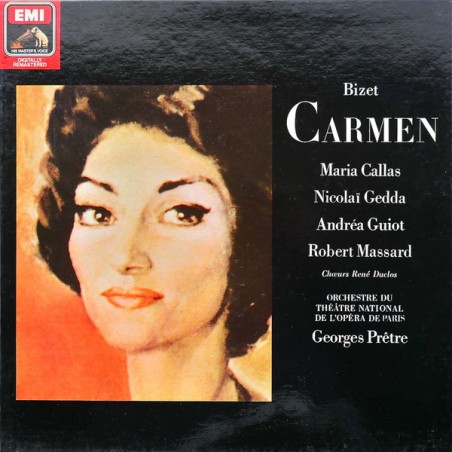 Bizet– Carmen - Callas - Gedda - Georges Prêtre |1986   EMI ‎– 153 EX 29 0880 3