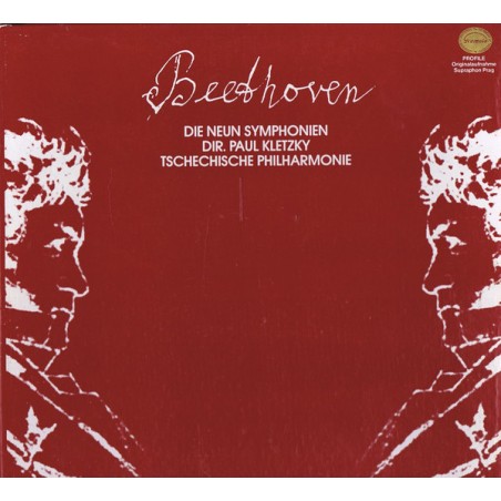 Beethoven-Die 9 Sinfonien- Tschechische Philharmonie-Paul Kletzki |1968    Supraphon ‎– 1110 2461-8 LP-Box