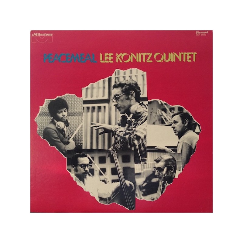 Konitz Lee  Quintet ‎– Peacemeal|1970     MSP 9025