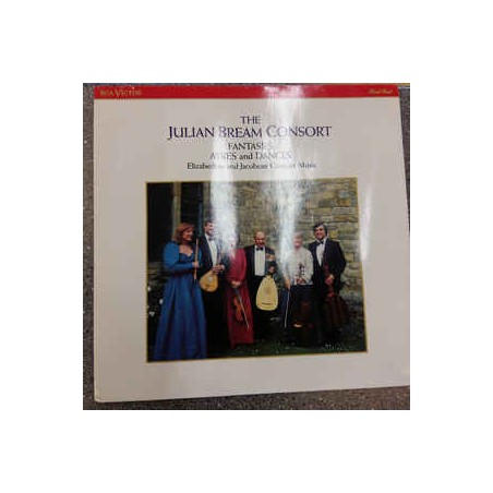 Bream Julian  Consort ‎– Fantasies, Ayres And Dances (Elizabethan And Jacobean Consort Music)|1987   RCA- RL 87801
