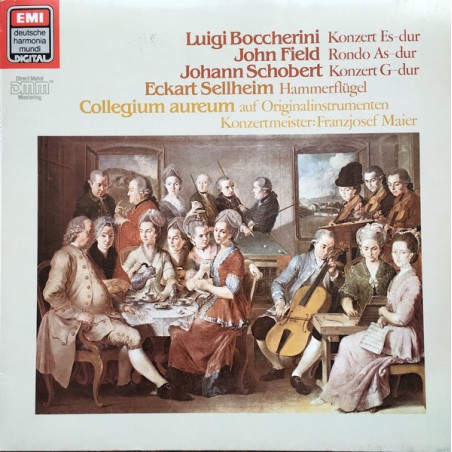 Boccherini- Field-Schobert-Klavierkonzerte- Eckart Sellheim-Collegium Aureum ‎|1986    DHM- 13 771 1