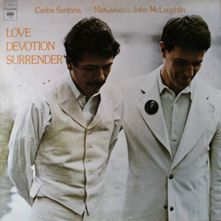 Santana Carlos - Mahavishnu John McLaughlin  ‎– Love Devotion Surrender|1973    CBS S-69037