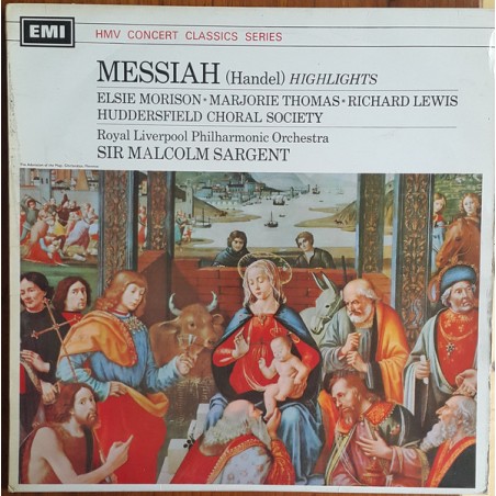 Händel Georg Friedrich ‎– Messiah Highlights|1964    His Master's Voice ‎– XLP 30096