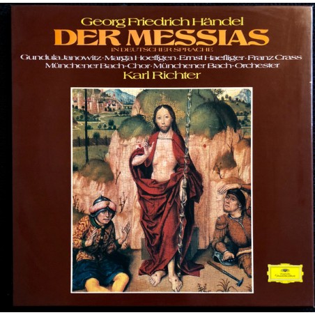 Händel- Der Messias -Gundula Janowitz-Münchener Bach-Orchester, Karl Richter|DG  ‎– 2721 158-3 LP-Box