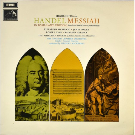 Händel-Messiah- Highlights -The Ambrosian Singers ‎|1967   His Master's Voice ‎– HQS 1183