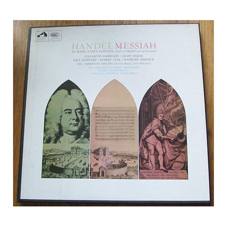 Händel  ‎– Messiah  |1967   His Master's Voice ‎– HQM 1052-4-3 -LP Box