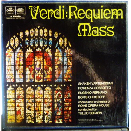 Verdi – Requiem Mass (Sung In Latin)|Regal ‎– SREG 2042/3
