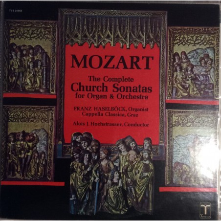 Mozart Wolfgang Amadeus ‎– The Complete Church Sonatas for Organ & Orchestra|1974    Turnabout ‎– TV-S 34565