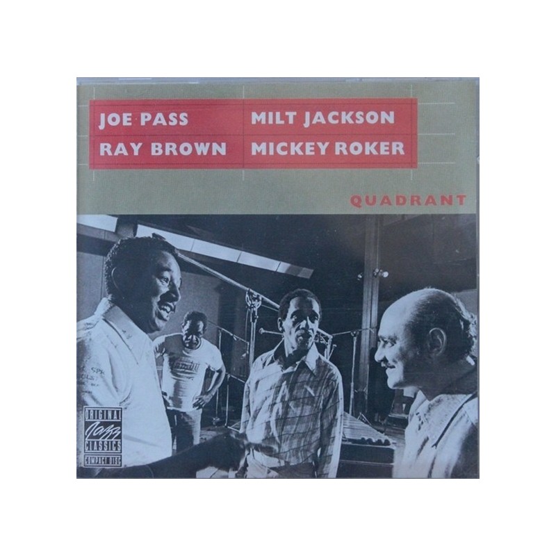 Pass Joe / Milt Jackson / Ray Brown / Mickey Roker / Quadrant  ‎– Quadrant|1990 OJC-498 Sealed!!