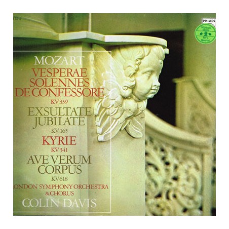 Mozart-Vesperae Solennes De Confessore / Exsultate Jubilate ...-Kiri Te Kanawa / LSO-Sir Colin Davis |1972   Philips	6500 271