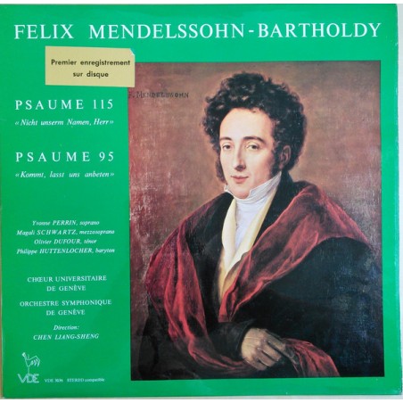 Mendelssohn-Bartholdy -Psaume 115 "Nicht Unserm Namen, Herr" / Psaume 95 - Yvonne Perrin, Magali Schwartz|VDE- 3036