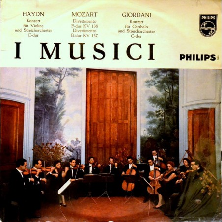 Haydn-Mozart- Giordani-Konzert Für Violine..-Konzert Für Cembalo Und Streichorchester-I Musici  |Philips ‎– A 02076 L