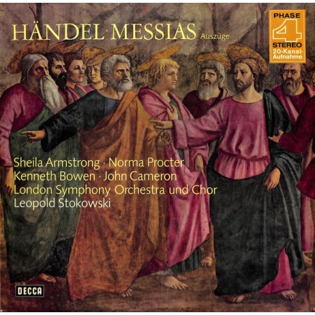 Händel-Messias Auszüge (Englisch Gesungen)- LSO-  Stokowski | Decca ‎– SAD 22072-Phase 4 Stereo
