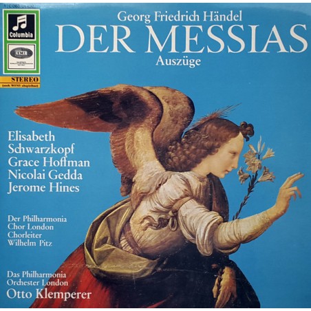 Händel ‎Georg Friedrich – Der Messias (Auszüge)|1965    Columbia ‎– 1 C 063-01 430