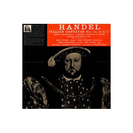 Händel – Italian Cantatas Nos. 13, 14 & 17- Hilde Mossel, Vilma Reismann |1964    Opus – TW 839