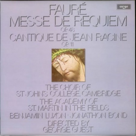 Fauré- ‎– Messe De Requiem Op.48 -Cantique De Jean Racine Op.11|1976   Argo – ZRG 841