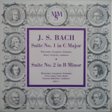 Bach – Suites Nos. 1 In C Major And 2 In B Minor -Winterthur Symphony Orchestra | MMS-74-10" Vinyl