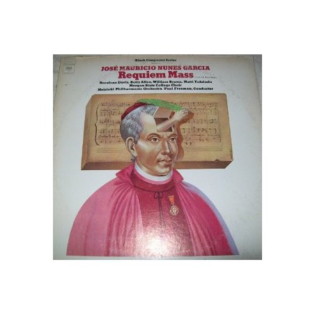 José Mauricio Nunes Garcia ‎– Requiem Mass|1975   Columbia Masterworks ‎– M 33431