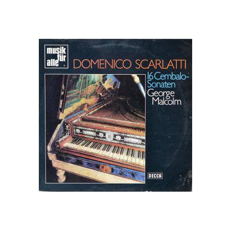 Scarlatti-16 Sonaten Für Cembalo- George Malcolm ‎|Decca ‎– ND 609