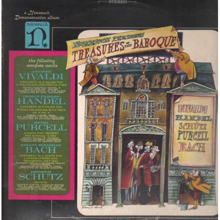 Vivaldi -Händel- Purcell -Bach-Schütz ‎–Treasures Of The Baroque- Nonesuch Presents|1967    Nonesuch ‎– H-79
