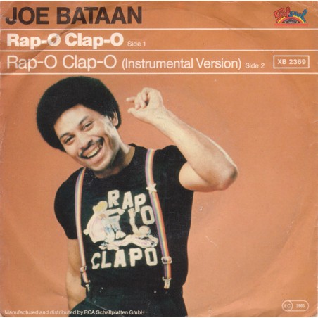 Bataan Joe ‎– Rap-O Clap-O|1979    Salsoul Records ‎– XB 2369-Single
