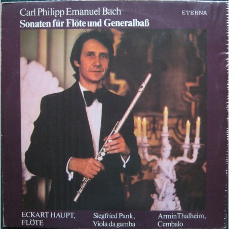 Bach Carl Philipp Emanuel ‎– Sonaten für Flöte und Generalbaß|1984    ETERNA ‎– 8 27 762