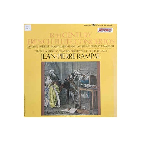 Loeillet- Devienne- Naudot -18th Century French Flute Concertos - Jean-Pierre Rampal ‎|1958   Mercury ‎– SR 90458