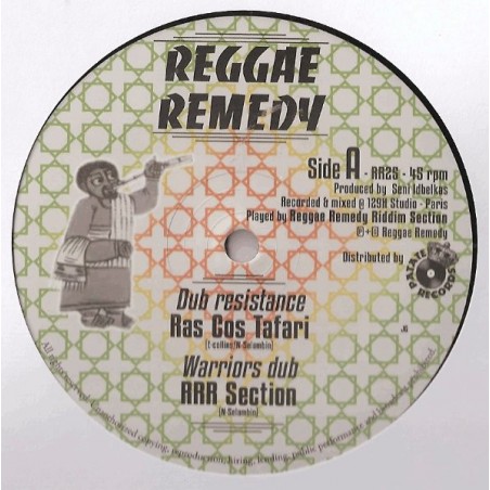 Ras Cos Tafari – Dub Resistance / Push Push|2014  Reggae Remedy ‎– RR25 - 10" Vinyl