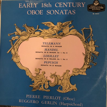 Telemann-Händel-Loeillet-Pepusch-Early 18th Century Oboe Sonatas-Pierlot-Gerlin|1958   London Records ‎– OL 50147