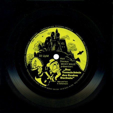 Unknown Artist ‎– Das Vermächtnis Des Grafen Dackula|1984  Micky Maus Magazin – 1984-47-Flexi-disc, 6", Single Sided, 33 ⅓ RPM