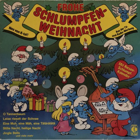 Schlümpfe Die ‎– Frohe Schlumpfen-Weihnacht1983 K-Tel ‎– TG 1473