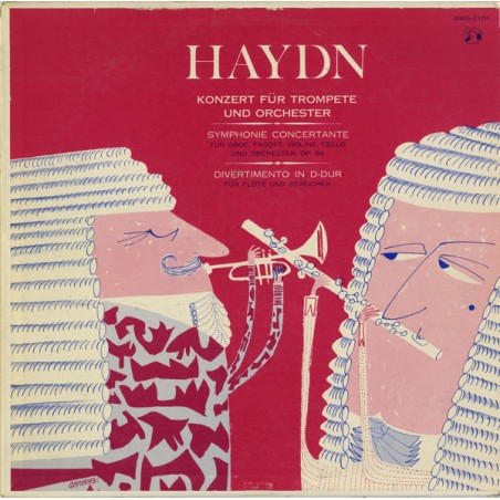 Haydn ‎– Konzert Für Trompete Und Orchester - Divertimento Für Flöte Und Streicher...|MMS-2101
