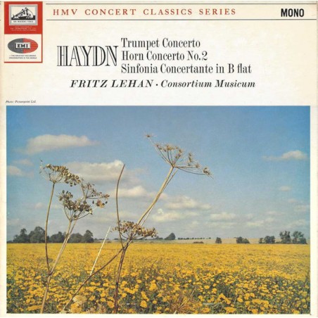 Haydn- Trumpet Concerto / Horn Concerto No. 2 / Sinfonia Concertante In B Flat|1965  HMV 	XLP 20069