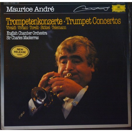 Vivaldi-Viviani-Torelli-Stölzel-Telemann –Trompetenkonzerte-Maurice André-Mackerras|1984   DG-410 832-1