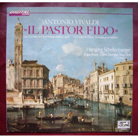 Vivaldi - Il Pastor Fido-Sechs Sonaten Für Oboe & Basso Continuo-Krapp|1981    Eurodisc ‎– 203 388-425