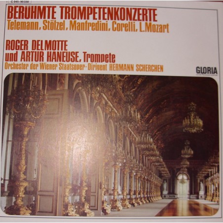 Telemann-Corelli-Berühmte Trompetenkonzerte- Delmotte-Haneuse ‎|Gloria- 1 C 045-90 330