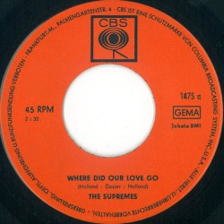 Supremes ‎The – Where Did...