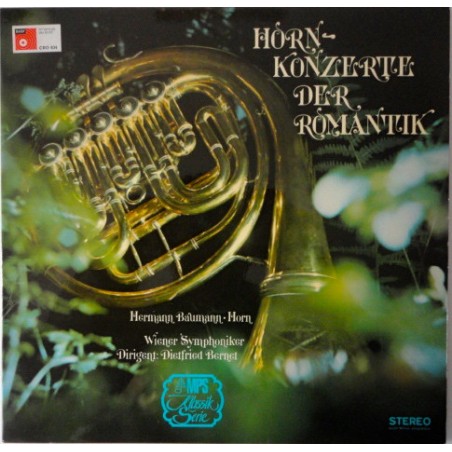 Hornkonzerte Der Romantik- Hermann Baumann, Wiener Symphoniker |1970   MPS Records ‎– MPS 13005 ST