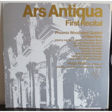 Phoenix Woodwind Quintet Of New York, Hugo Noth ‎– Ars Antiqua First Recital|1971    Kaibala Records ‎– 20B01