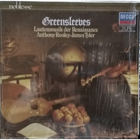 Lautenmusik der Renaissance- Rooley Anthony - James Tyler ‎– Greensleeves|1981   Decca ‎– 6.48183 DM
