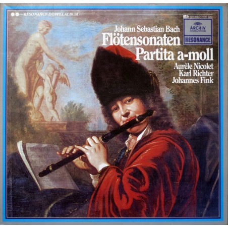Bach-Flöten-Sonaten, Partita A-moll- Aurèle Nicolet, Karl Richter |1983    Archiv Produktion ‎– 2727 020