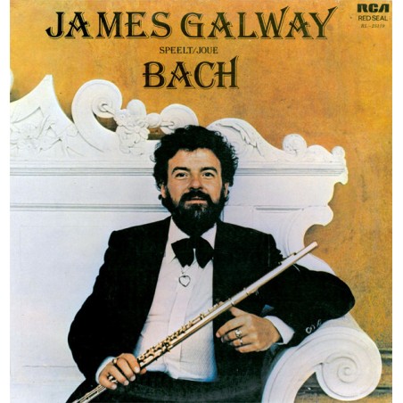 Bach-Konzert Für Flöte, Streicher Und Continuo A-Moll BWV 1056...- James Galway |1978   RCA Red Seal ‎– RL 25119