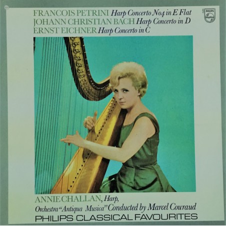 Pétrini-Johann Chr. Bach-Eichner  – Harp Concerto No.4 ...-Annie Challan|Philips ‎– GL5872