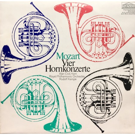 Mozart-Vier Hornkonzerte- Alan Civil -Rudolf Kempe ‎|1967   RCA Victor ‎– 77 973