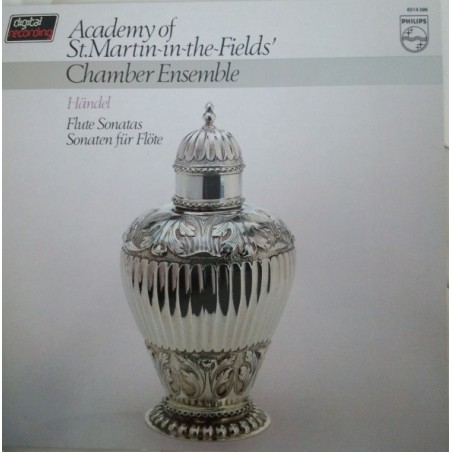 Händel-Sonaten Für Flöte- Academy Of St. Martin-in-the-Fields Chamber Ensemble |1982   Philips ‎– 6514 096